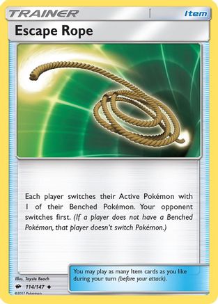 Escape Rope (114/147) [Sun & Moon: Burning Shadows] - Trinity Hobby