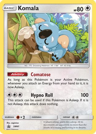 Komala (SM41) [Sun & Moon: Black Star Promos] - Trinity Hobby