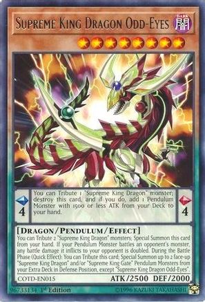 Supreme King Dragon Odd-Eyes [COTD-EN015] Rare - Trinity Hobby