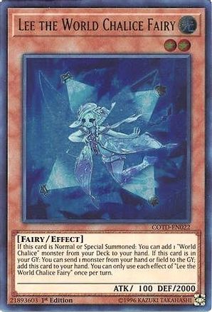 Lee the World Chalice Fairy [COTD-EN022] Ultra Rare - Trinity Hobby
