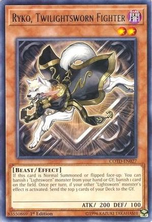 Ryko, Twilightsworn Fighter [COTD-EN027] Rare - Trinity Hobby