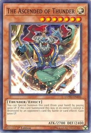 The Ascended of Thunder [COTD-EN036] Short Print - Trinity Hobby