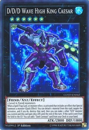 D/D/D Wave High King Caesar [COTD-EN042] Super Rare - Trinity Hobby