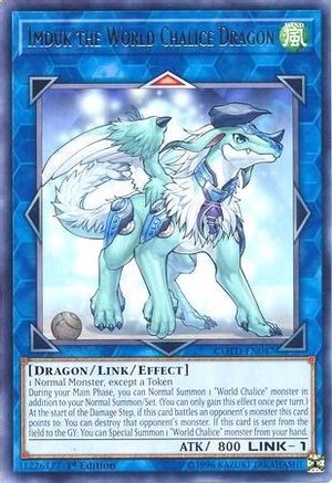 Imduk the World Chalice Dragon [COTD-EN047] Rare - Trinity Hobby