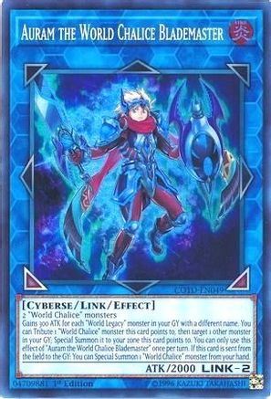Auram the World Chalice Blademaster [COTD-EN049] Super Rare - Trinity Hobby