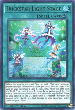 Trickstar Light Stage [COTD-EN053] Ultra Rare - Trinity Hobby