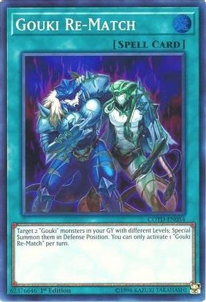 Gouki Re-Match [COTD-EN054] Super Rare - Trinity Hobby