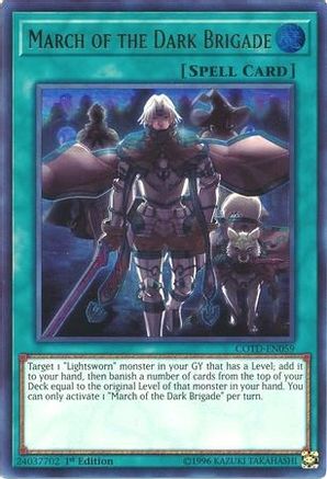 March of the Dark Brigade [COTD-EN059] Ultra Rare - Trinity Hobby