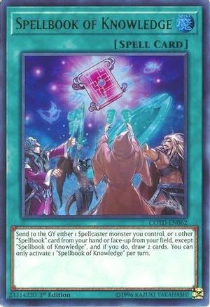 Spellbook of Knowledge [COTD-EN062] Ultra Rare - Trinity Hobby
