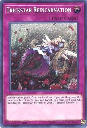 Trickstar Reincarnation [COTD-EN068] Secret Rare - Trinity Hobby