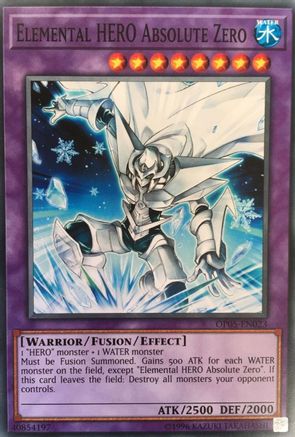Elemental HERO Absolute Zero [OP05-EN023] Common - Trinity Hobby