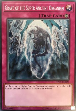 Grave of the Super Ancient Organism [OP05-EN027] Common - Trinity Hobby