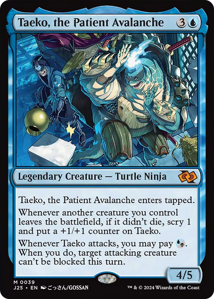 Taeko, the Patient Avalanche (Anime) [Foundations Jumpstart] - Trinity Hobby