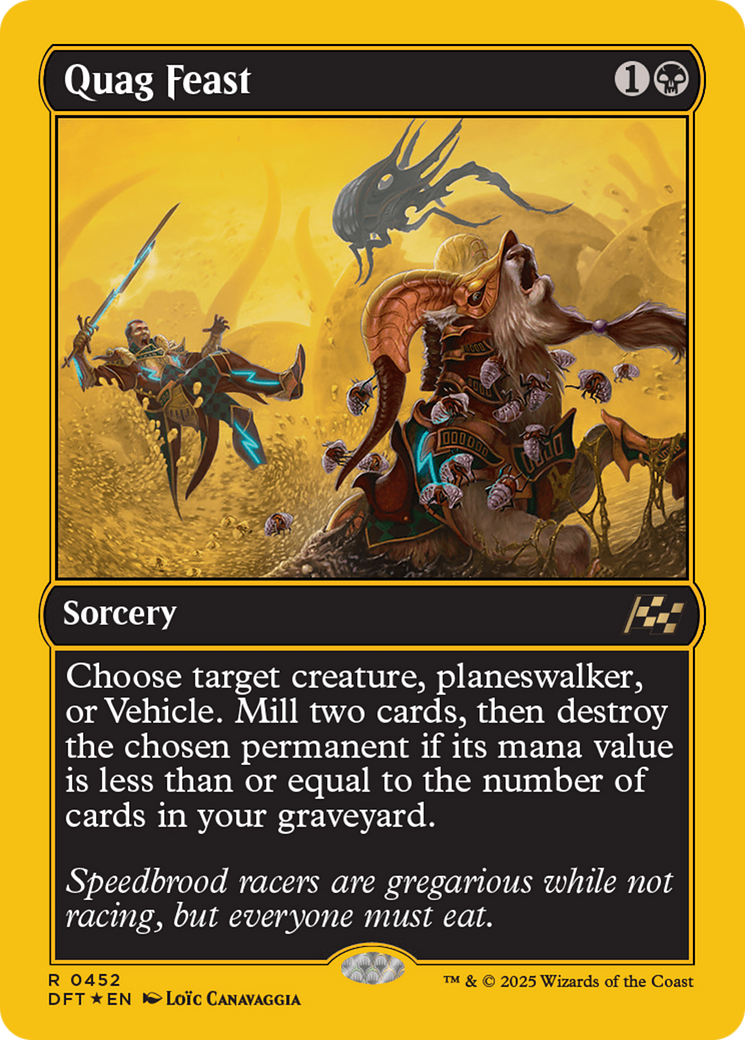 Quag Feast (First-Place Foil) [Aetherdrift] - Trinity Hobby