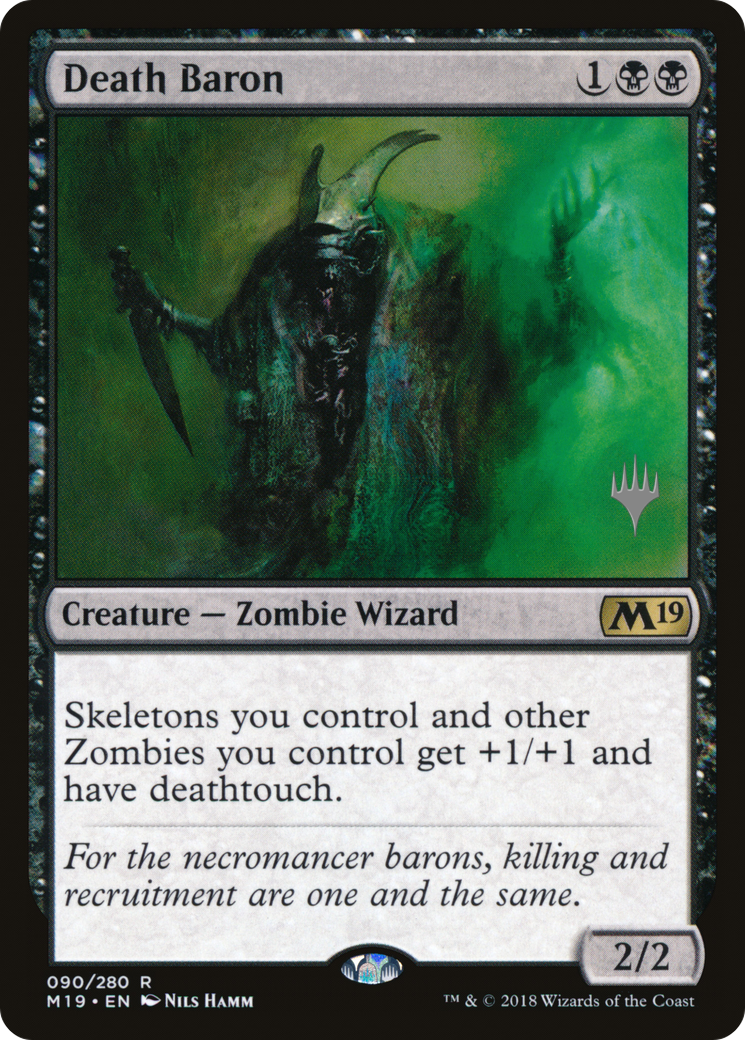 Death Baron (Promo Pack) [Core Set 2019 Promos] - Trinity Hobby