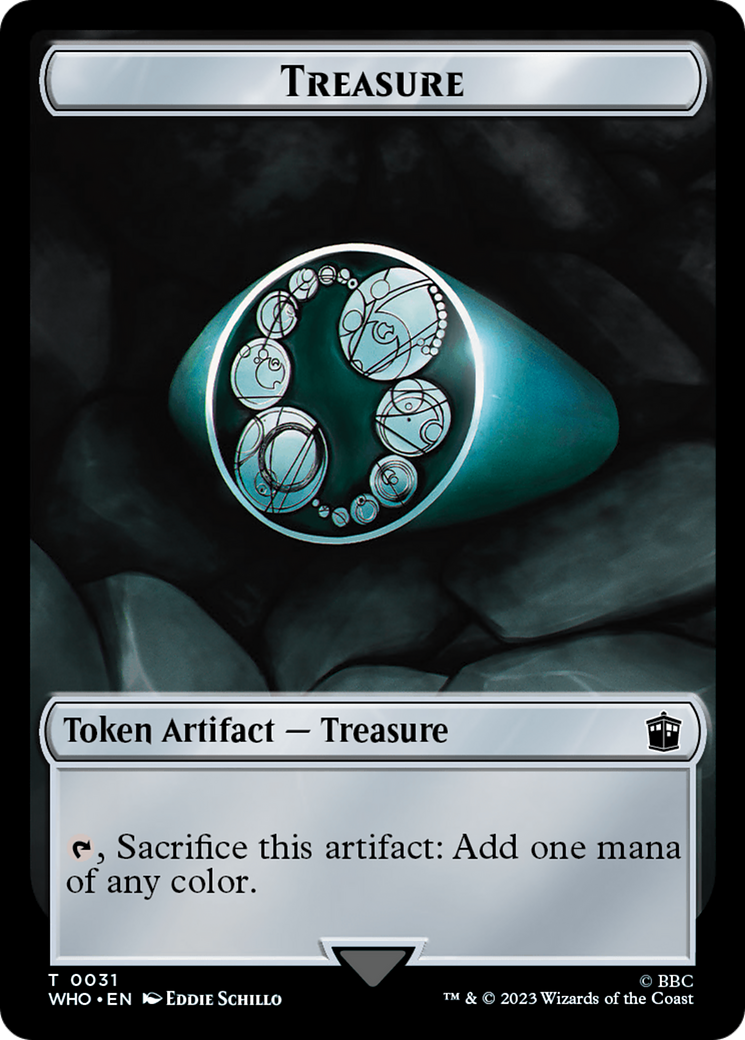 Copy // Treasure (0031) Double-Sided Token [Doctor Who Tokens] - Trinity Hobby