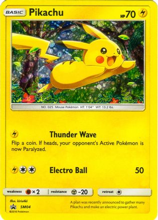 Pikachu (General Mills) - (SM04) [Miscellaneous Cards & Products]