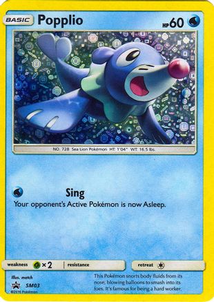 Popplio (General Mills Promo) - (SM03/null) Holofoil [Miscellaneous Cards & Products]