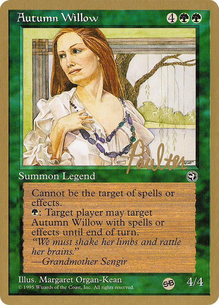 Autumn Willow (Preston Poulter) (SB) [Pro Tour Collector Set] - Trinity Hobby
