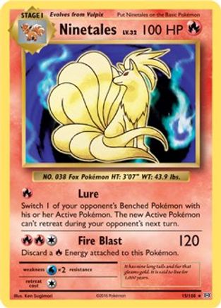Ninetales (15/108) (Theme Deck Exclusive) [XY: Evolutions] - Trinity Hobby