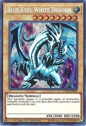 Blue-Eyes White Dragon [CT14-EN002] Secret Rare - Trinity Hobby
