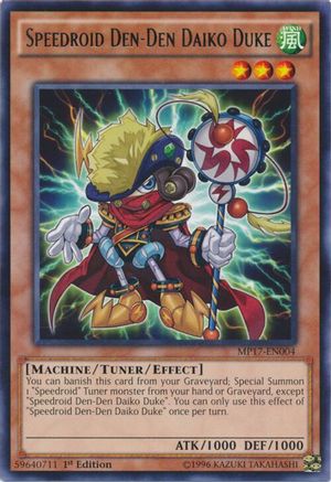 Speedroid Den-Den Daiko Duke [MP17-EN004] Rare - Trinity Hobby