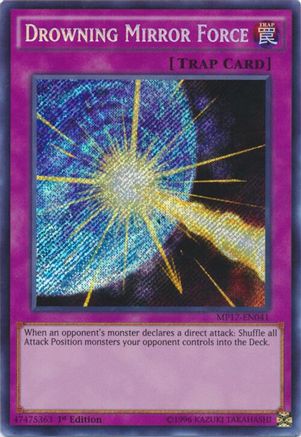 Drowning Mirror Force [MP17-EN041] Secret Rare - Trinity Hobby