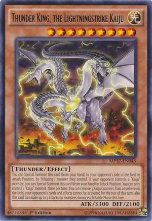 Thunder King, the Lightningstrike Kaiju [MP17-EN046] Rare - Trinity Hobby