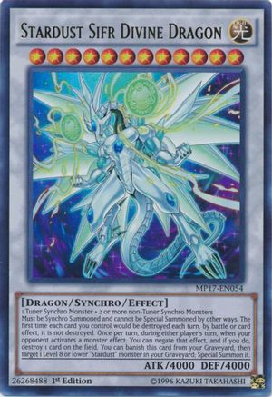 Stardust Sifr Divine Dragon [MP17-EN054] Ultra Rare - Trinity Hobby