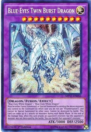 Blue-Eyes Twin Burst Dragon [MP17-EN056] Secret Rare - Trinity Hobby
