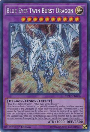 Blue-Eyes Twin Burst Dragon [MP17-EN056] Secret Rare - Trinity Hobby