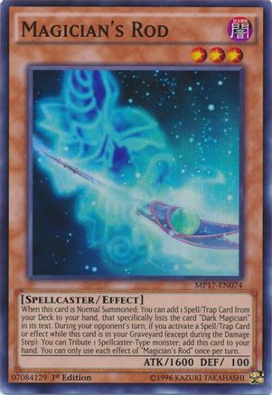 Magician's Rod [MP17-EN074] Super Rare - Trinity Hobby