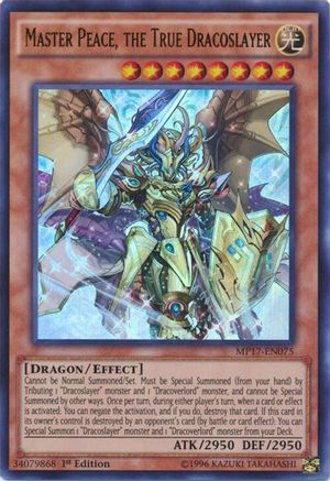Master Peace, the True Dracoslayer [MP17-EN075] Ultra Rare - Trinity Hobby