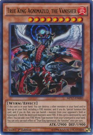 True King Agnimazud, the Vanisher [MP17-EN080] Ultra Rare - Trinity Hobby