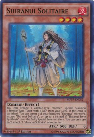 Shiranui Solitaire [MP17-EN082] Ultra Rare