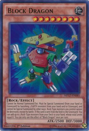 Block Dragon [MP17-EN085] Ultra Rare
