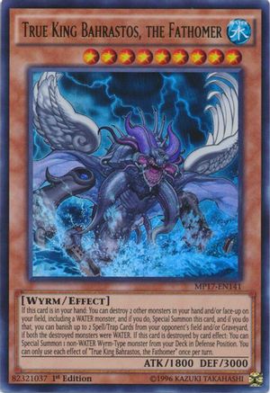 True King Bahrastos, the Fathomer [MP17-EN141] Ultra Rare - Trinity Hobby