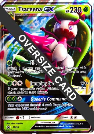 Tsareena GX (SM56) (Jumbo Card) [Sun & Moon: Black Star Promos] - Trinity Hobby