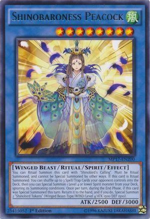 Shinobaroness Peacock [MP17-EN200] Rare - Trinity Hobby