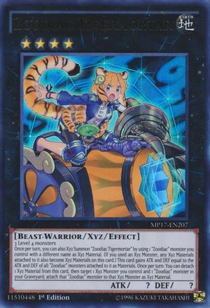 Zoodiac Tigermortar [MP17-EN207] Ultra Rare - Trinity Hobby