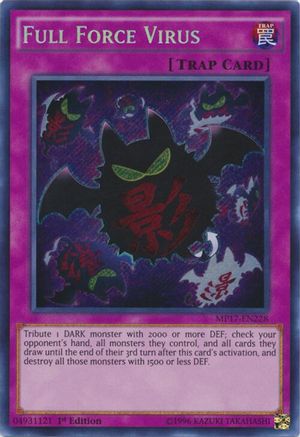 Full Force Virus [MP17-EN228] Secret Rare - Trinity Hobby