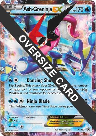 Ash-Greninja EX (XY133) (Jumbo Card) [XY: Black Star Promos] - Trinity Hobby