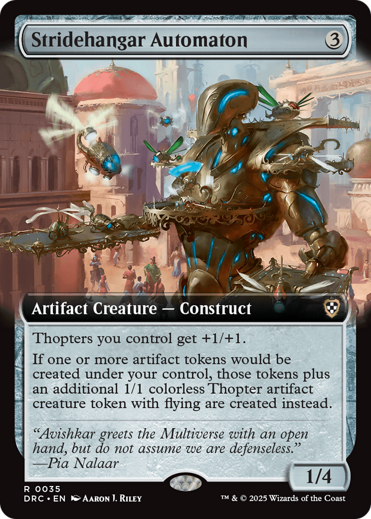 Stridehangar Automaton (Extended Art) [Aetherdrift Commander] - Trinity Hobby