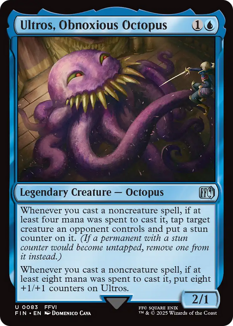 Ultros, Obnoxious Octopus  [Foil]  (FIN-083) - [FINAL FANTASY] - Trinity Hobby