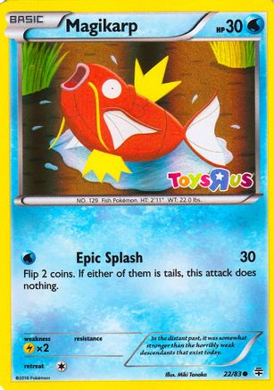 Magikarp (Toys R Us Promo) - (022/83) Holofoil [Miscellaneous Cards & Products]