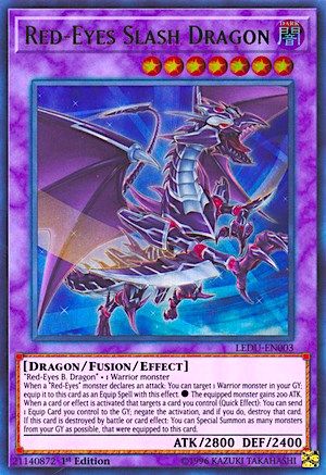 Red-Eyes Slash Dragon [LEDU-EN003] Ultra Rare - Trinity Hobby