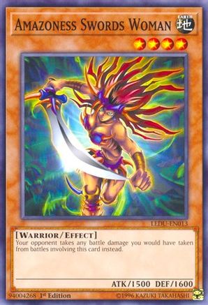 Amazoness Swords Woman [LEDU-EN013] Common - Trinity Hobby
