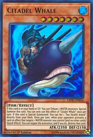 Citadel Whale [LEDU-EN016] Ultra Rare - Trinity Hobby