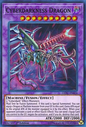 Cyberdarkness Dragon [LEDU-EN024] Super Rare - Trinity Hobby