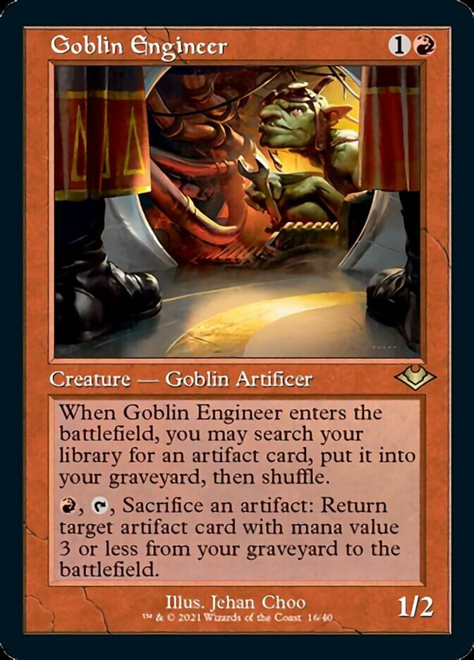 Goblin Engineer (Retro) [Modern Horizons] - Trinity Hobby
